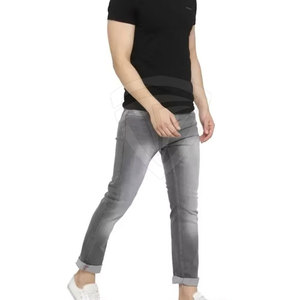 Pantalones vaqueros de diseño personalizado para hombre Pantalones vaqueros lavados de diseño único más vendidos al por mayor - Product Image 5