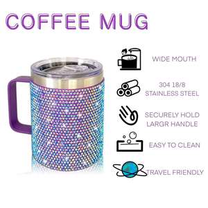 Taza de Café de Viaje de Acero Inoxidable, Mantiene la Temperatura Fría o Caliente, para Venta al Por Mayor - Product Image 2