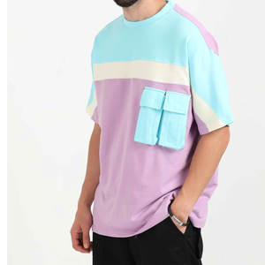 Premium Drop Shoulder-Camiseta para hombres de lujo 100% algodón hecho Drop Microfiber Shoulder T-shirt para hombres - Product Image 2