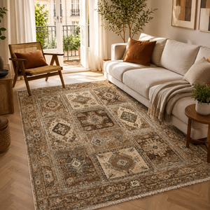 <b>Rug</b> Weavers RWPR0001 anakkale Mink <b>Tribal</b> Washable <b>Rug</b> Dropshipping Wholesale Washable Chenille 10 Sizes - Product Image 6