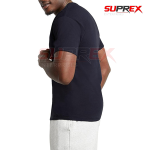 T-shirts décontractés pour hommes 2026 en coton/bambou, séchage rapide, doublure polaire écologique, vêtements de sport, dernier design - Product Image 3