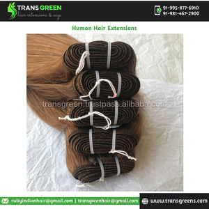 El mejor fabricante de la India de 100% extensiones de cabello de color no #6 alineadas con cutícula Virgen sin procesar al por mayor cutícula alineada - Product Image 2