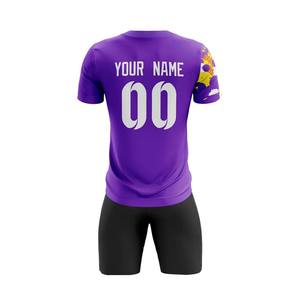 Kit de maillot de football Impression par sublimation personnalisée Tissu à séchage rapide OEM Teamwear Adultes Jeunes Tailles Usine Livraison rapide - Product Image 3