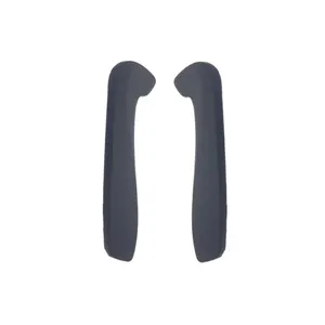 Juego Completo de Reposabrazos para Puerta Interior Delantera de Renault Megane 3 y Fluence, Cuero Negro y ABS, DERECHO-IZQUIERDO 809540001R-809600007R - Product Image 3