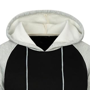 Sweat-shirts à capuche pour hommes de couleur unie, logo personnalisé, 100% coton, écologiques, respirants, décontractés - Product Image 2