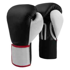 Gants de boxe en cuir pakistanais personnalisables de haute qualité, tailles 8oz/12oz/14oz disponibles pour les arts martiaux - Évacuation rapide de l'humidité - Product Image 1