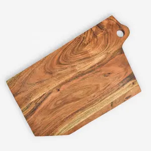 Planche à découper en bois d'acacia pur avec haute finition pour couper les légumes en utilisant l'hôtel et le restaurant à la maison - Product Image 1