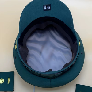 Venta al por mayor personalizado ceremonial recién llegado hecho de fábrica gorras de pico gorra ajustable sombrero con visera - Product Image 6