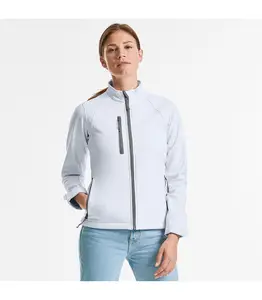 Oem Hoge Qualkty Effen Witte Kleur Dames Volledige Ritssluiting Meest Populaire Groothandel Softshell Jassen Polyester Waterdichte Jassen