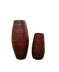 High quality Brown Spun <b>bamboo</b> vase for home and kitchen wedding hotel living room decoration <b>dinner</b> <b>sets</b> from Viet Nam - Product Image 1