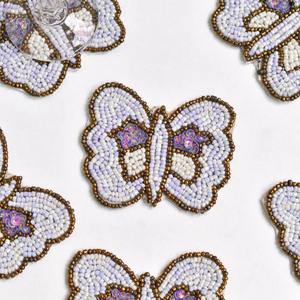 Ensemble de sous-verre perlé fait à la main tapis de boisson décoratifs pour la maison cuisine bureau bureau thé café support de tasse approvisionnement en gros - Product Image 3