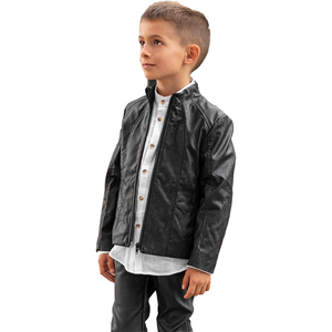 Chaquetas de cuero para niños Chaqueta cálida de invierno para niños Venta al por mayor Hermoso nuevo cuero de calidad superior - Product Image 1