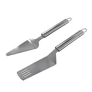 Stainless Steel Set of 2 Pieces <b>Cake</b> Utensil Metal <b>Cake</b> <b>Server</b> Set - Product Image 2