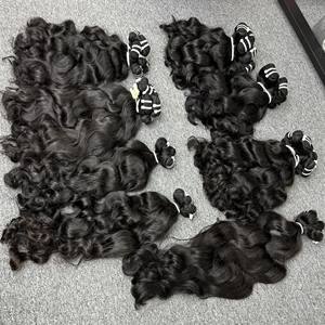 ผมมนุษย์บริสุทธิ์แบบลอนธรรมชาติผมเวียดนามแบบไม่ผ่านกระบวนการผมคนหนึ่ง - Product Image 5