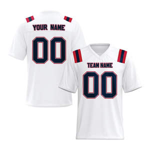 เสื้อเจอร์ซีย์ฟุตบอลอเมริกันสำหรับผู้ชาย/เยาวชนเสื้อรักบี้เย็บแบบสั่งทำ - Product Image 5