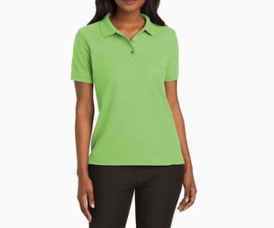 Ropa de trabajo de verano transpirable de manga corta Lisa informal para mujer de alta calidad con logotipo personalizado al por mayor para camisa Spandex/algodón - Product Image 4