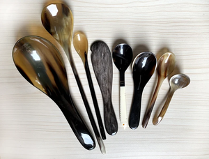 ช้อนเขาควายคุณภาพสูง ดีไซน์ใหม่ สำหรับใช้บนโต๊ะอาหารและจัดแต่งอาหาร พร้อมบริการสั่งทำพิเศษจาก Tradebit - Product Image 2