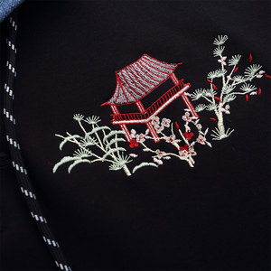 Sweat à Capuche Surdimensionné avec Épaule Goutte Broderie Logo Nouvelle Arrivée Patch Sweat à Capuche Brodé pour Hommes - Product Image 5