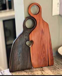 Tabla de Cortar de Metal con Mango, Estilo Religioso, para Cortar y Servir Queso, Pan, Pizza, Verduras y Frutas - Product Image 5