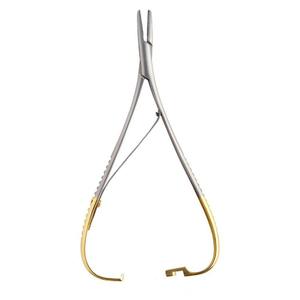 Porte-aiguille Mathieu dentaire avec crochet Porte-aiguille Mathieu Dentaire Mathieu Porte-aiguille TC TIP 14CM 5.5 "Pince Pince - Product Image 1