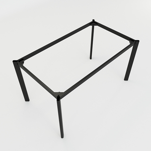 Industrial-Style Heavy Duty Oval Iron Table <b>Legs</b> 140 X 80cm for Hospital and <b>Kitchen</b> Use - Product Image 1
