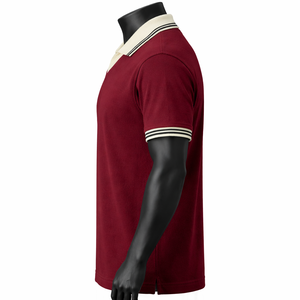 Camiseta Polo Personalizada para Hombre, Algodón y Poliéster, Manga Corta, Estilo Casual, Diseño Retro, Proveedor al por Mayor OEM ODM - Product Image 4