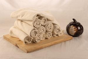 Saco de harina absorbente de agua ecológico de secado rápido de algodón 100%, toallas de cocina tejidas, estilo cuadrado liso, limpieza del hogar personalizable - Product Image 3