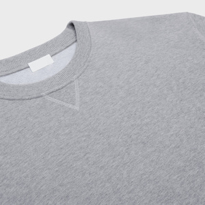 เสื้อสเวตเตอร์คอกลมสำหรับผู้ชาย,เสื้อกันหนาวสีพื้นโลโก้ที่กำหนดเอง - Product Image 5