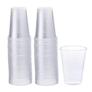 Drink Water Pp Plastic Clear Drink Cup Custom Wegwerp Hot Plastic Water Cup