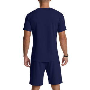 Survêtements Qualité du fabricant Logo de broderie personnalisé Sports élastiques Impression personnalisée 2 pièces Ensemble Hip Hop pour automne Ensemble de jogging - Product Image 6