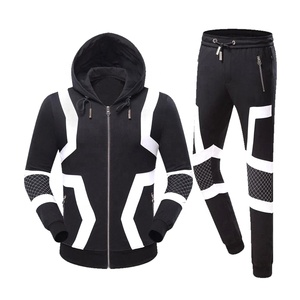 Survêtements de jogging pour hommes coupe-vent et respirants, sweats à capuche personnalisés, pantalons de jogging ajustés, ensembles de survêtement de sport disponibles dans toutes les couleurs - Product Image 6