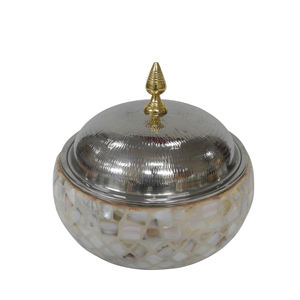 Casserole isotherme à double paroi avec finition émaillée, pour service et conservation des aliments chauds, modèle arrondi, idéale pour les mariages - Product Image 2