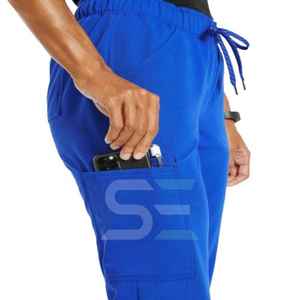 2024 /2025 superventas nueva moda Spandex médico Color sólido uniforme uniformes de Hospital con pantalones de fregado - Product Image 6