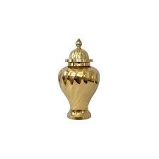 Fancy Decorative Cremation Urns Brass Aluminium Iron Keepsake Urn Pots Handmade Funeral <b>Box</b> Handmade High Quality Urn - Product Image 2