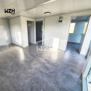 3现代集装箱房床2室20 40英尺预制4卧室浴室轻钢家庭浴室预制房屋 - Product Image 3