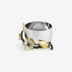 Tazón de servir de metal dorado de diseño clásico hecho a mano de primera calidad de una sola pieza con el mejor diseño extra a un costo muy económico - Product Image 3