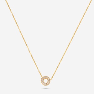 92.5 <b>Silver</b> Necklace with Geometric Pattern 14K Gold Inlay Channel Setting Figaro Rope <b>Box</b> Snake <b>Chains</b> Religious Style for Gift - Product Image 1