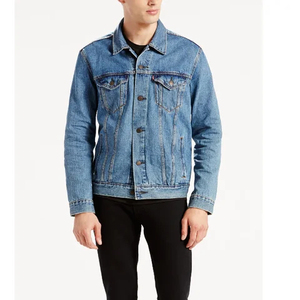 Veste d'hiver en denim vintage pour hommes et dernière tendance de conception OEM, mode décontractée tendance avec broderie en gros - Product Image 2