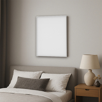 Calentador de panel infrarrojo eléctrico independiente portátil al por mayor, calentador de pared radiante decorativo para invernaderos, respetuoso con el medio ambiente