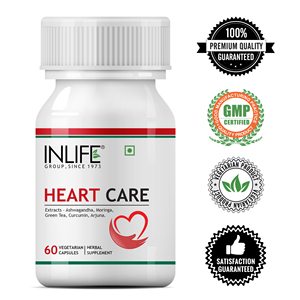 Suplemento vegetariano de calidad superior para el cuidado del corazón 60 suplementos de hierbas antioxidantes eficaces de curcumina Arjuna Moringa Green Tea - Product Image 3