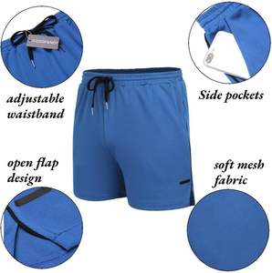 Nouveau été hommes maille Gym musculation décontracté Shorts amples Joggers extérieur Fitness Shorts de plage hommes Shorts de sport - Product Image 5