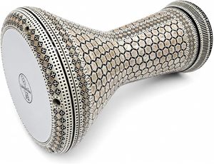 Darbuka décorative à motif nacre, tambour à main pour performance musicale et présentation en cadeau - Product Image 3