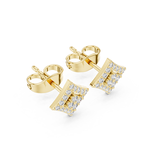 Boucles d'oreilles pendantes S925 Sterling Sparkling Diamond Wedding Jewelry Women's Round Brilliant Cut - Product Image 5