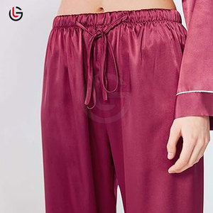 Set di indumenti da notte Casual da <span class=keywords><strong>donna</strong></span> estivi e traspiranti, Design personalizzato con Logo, servizio ODM OEM di alta qualità per la vendita <span class=keywords><strong>Online</strong></span> - Product Image 6