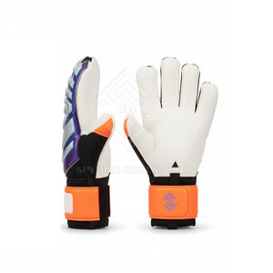 Gants de gardien de but personnalisés de haute qualité, nouvelle conception, couvrant toute la main, pour adultes et jeunes, fermeture à boucle et crochet antidérapante, matière en latex - Product Image 3
