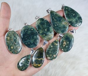 Ocean Jasper Cabochon Pendentif Lunette Faite À La Main Réglage Bijoux pour La Vente En Gros et Au Détail - Product Image 2