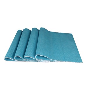 Mantel Individual y corredor de mesa de costilla de algodón 100%, manteles individuales de lino con patrón cuadrado sólido moderno de lujo para el hogar, hoteles, bodas - Product Image 3