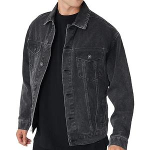 Veste en jean matelassée pour homme, nouvelle mode, sur mesure, grande taille, en polyester, collection 2026 - Product Image 2