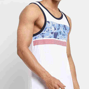 Camiseta sin mangas de algodón gris para hombre, camiseta interior ajustada, chaleco de gimnasio para entrenamiento, capa Base atlética cómoda - Product Image 6