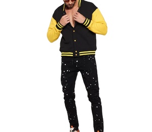 Veste de baseball en cuir personnalisée de haute qualité vintage hiver automne pour hommes veste de baseball haute collégiale Baseballjacket pour hommes livraison DDP - Product Image 1